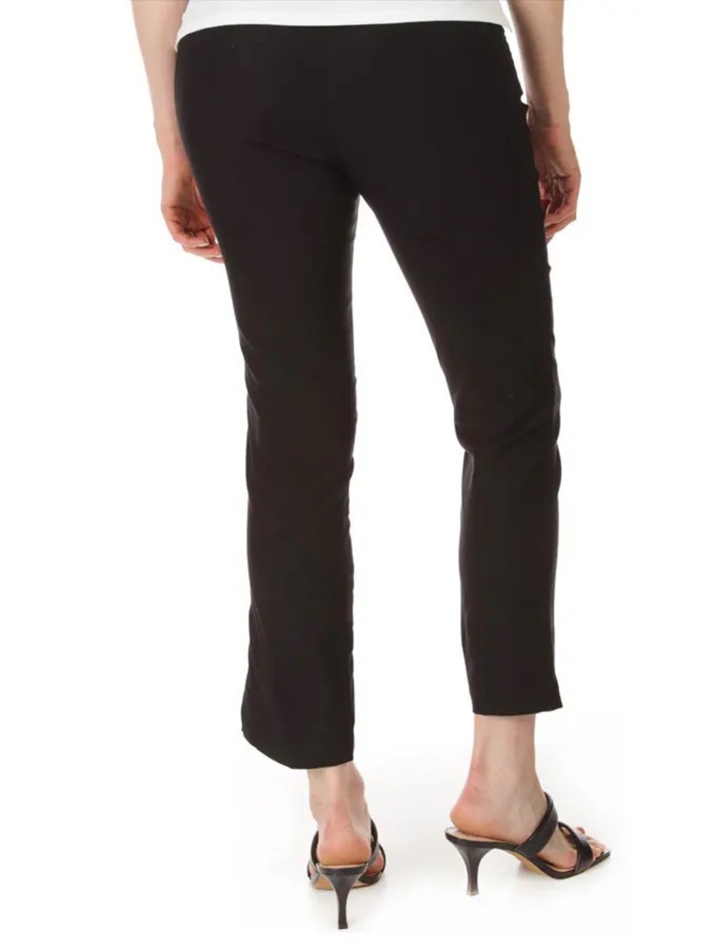Tribal Black Ankle Crop Straight Pants - Picture 2 of 2